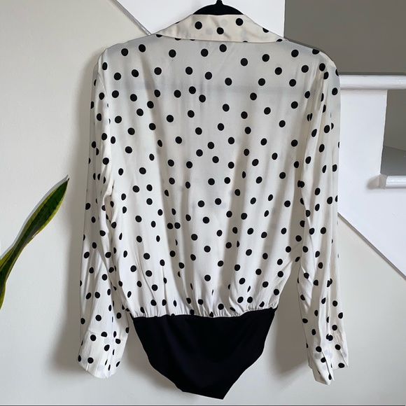 Zara Polka Dot Bodysuit - Picture 6 of 8